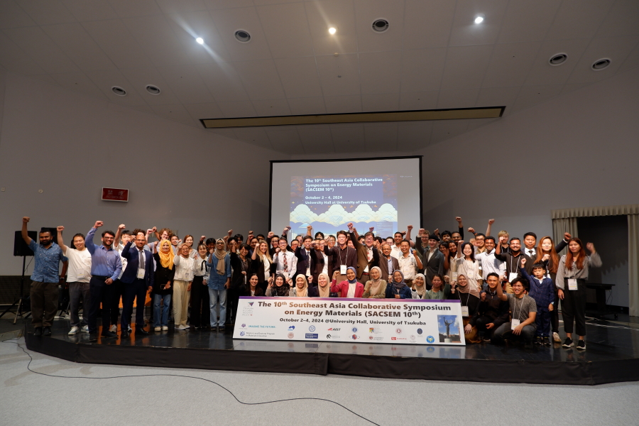 2024.10.2-4　SACSEM(Southeast Asia Collaborative Symposium on Energy Materials)10th  was held in University of Tsukuba.